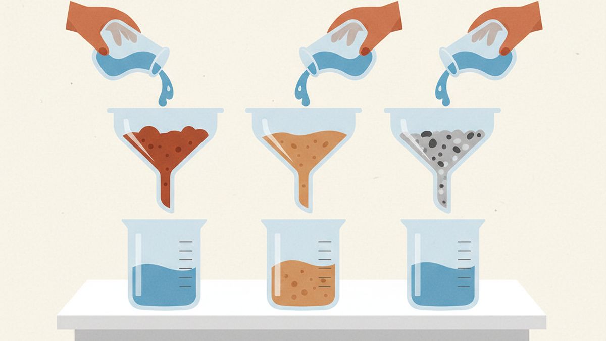 Does soil type affect water absorption?
