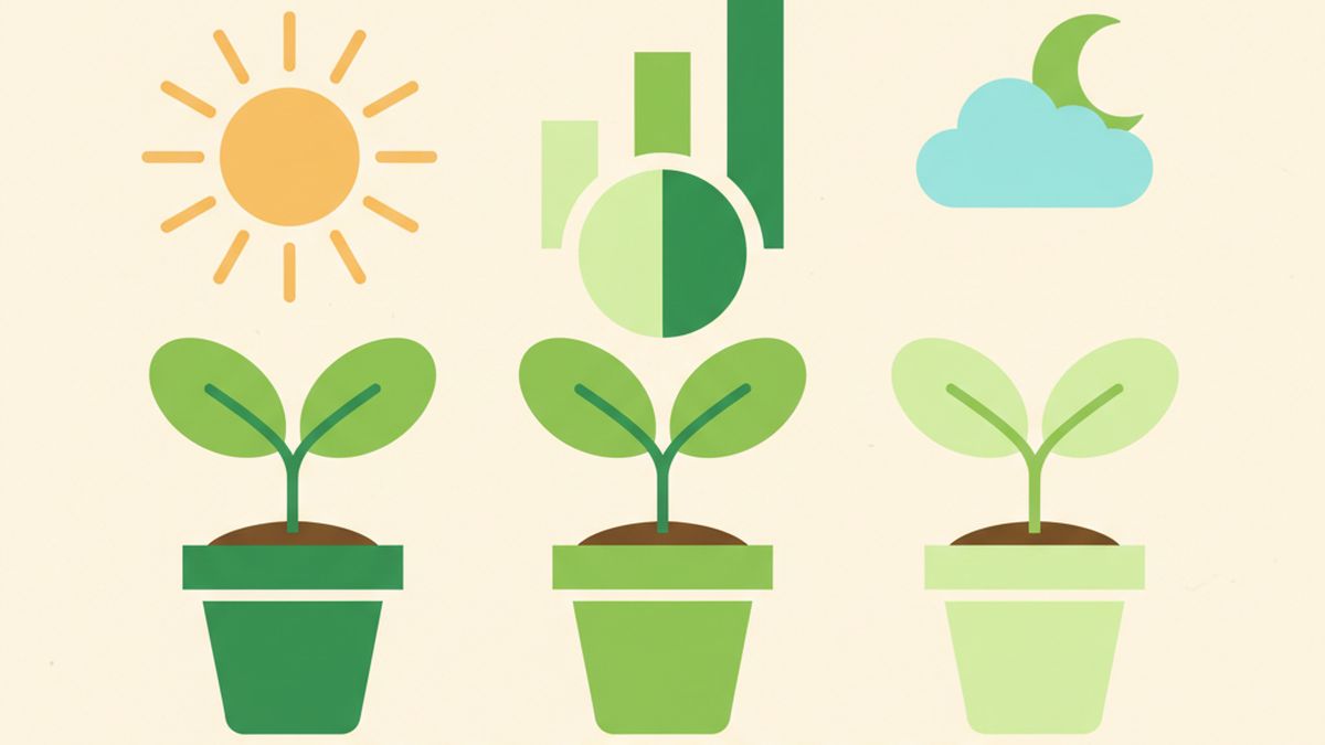 Does sunlight affect plant growth?